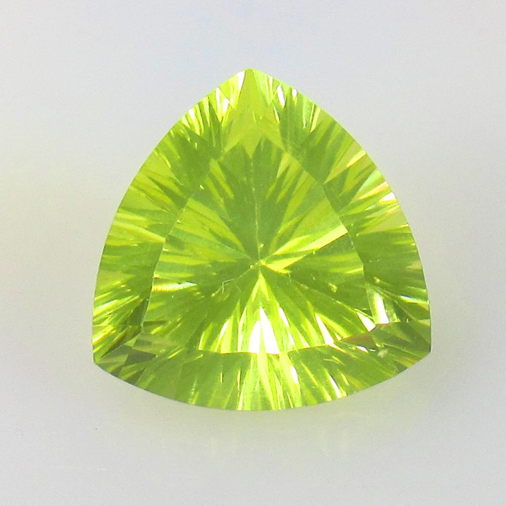 5.47 Ctw Natural Lemon Quartz Concave Cut: No Reserve! Title: 5.47 Ctw Natural Lemon Quartz Concave Cut Stone Clarity: VVS Gemstones: Lemon Quartz Carat Weights: 5.47 Size/Dimensions: 12.10 x 12.10 x 8.30 mm Additional Information: Good Luster
