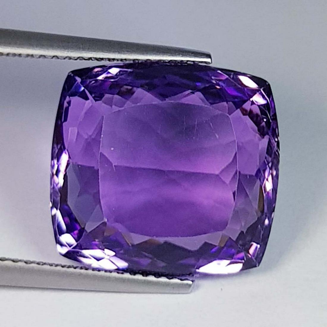 Natural Amethyst Cushion Cut 18.00 Ct (1 of 4)