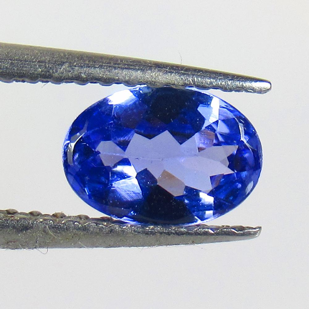 0.73 Ctw Natural Tanzanite Oval Cut: No Reserve! Title: 0.73 Ctw Natural Tanzanite Oval Cut Stone Clarity: VVS Gemstones: Tanzanite Carat Weights: 0.73 Size/Dimensions: 7.10 x 5.10 x 2.80 mm Additional Information: Top Quality Luster / E