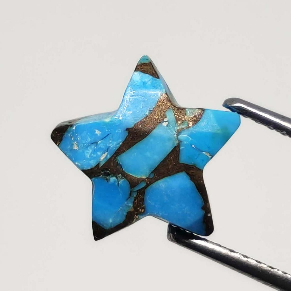 3 ct Composite Star Copper Turquoise (1 of 2)