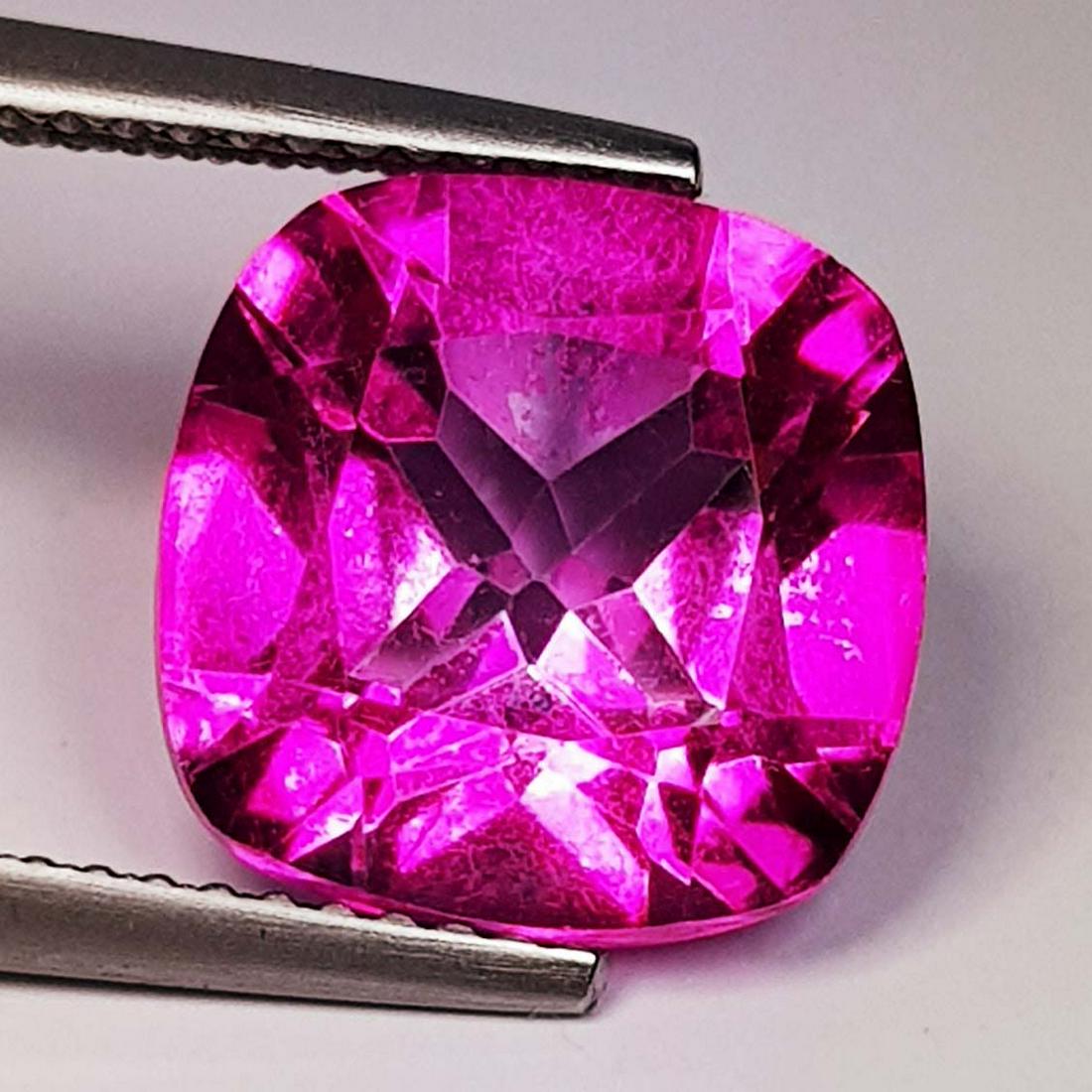 Natural Pink Topaz Cushion Cut 6.93 ct (1 of 4)