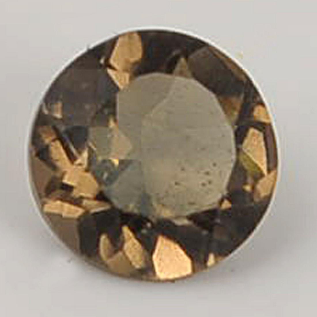 Round Shape Brown Color 0.75 Carat Natural Smoky Quartz Loose Gemstone 1 Pieces (1 of 5)