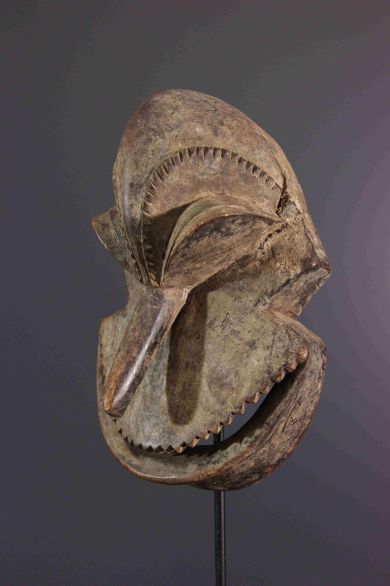 Soko mutu Hemba Mask - DRC Congo- African Art Tribal Art (1 of 10)