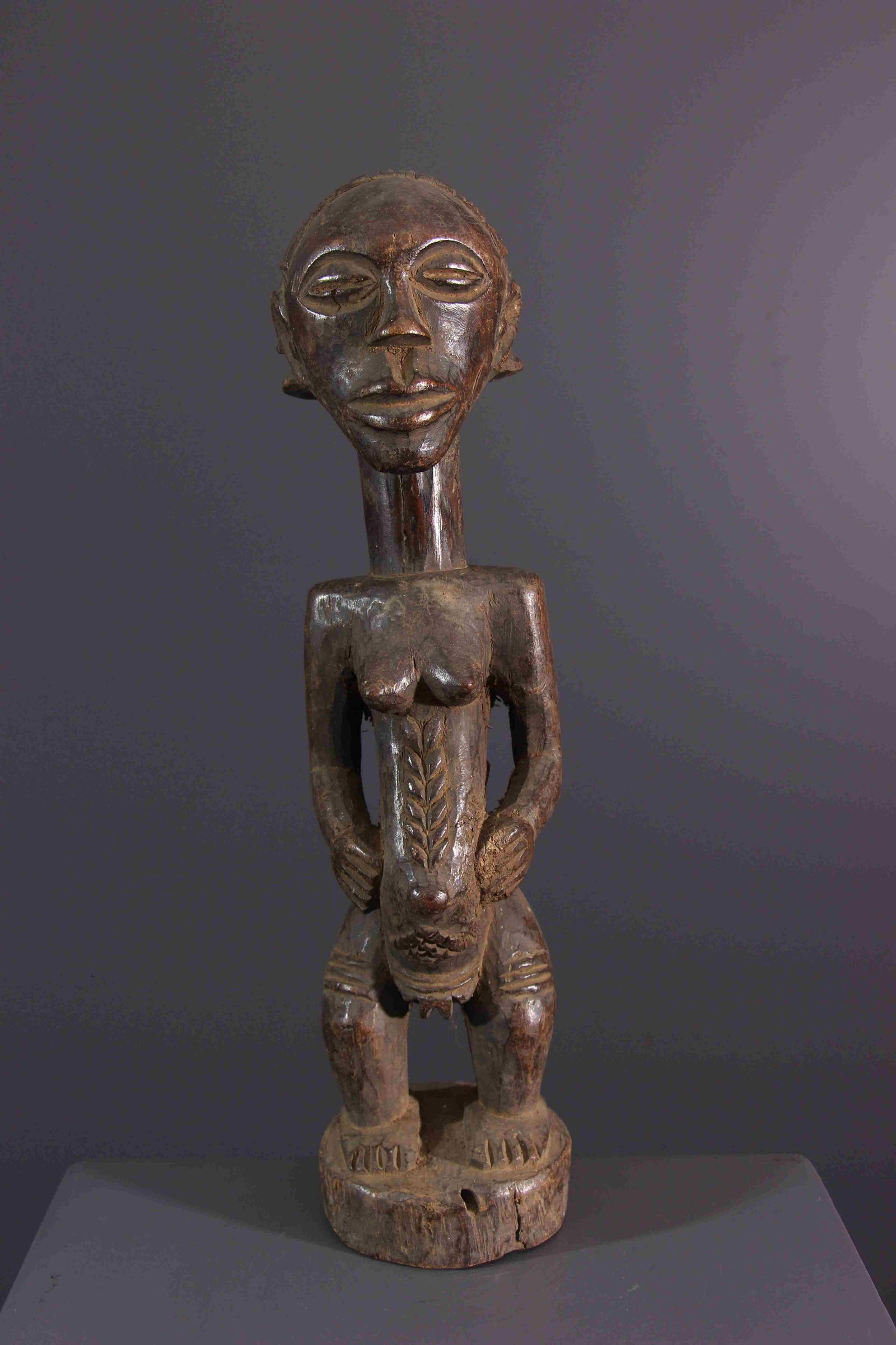 Luba figure - DRC Congo - African Art Tribal Art (1 of 12)