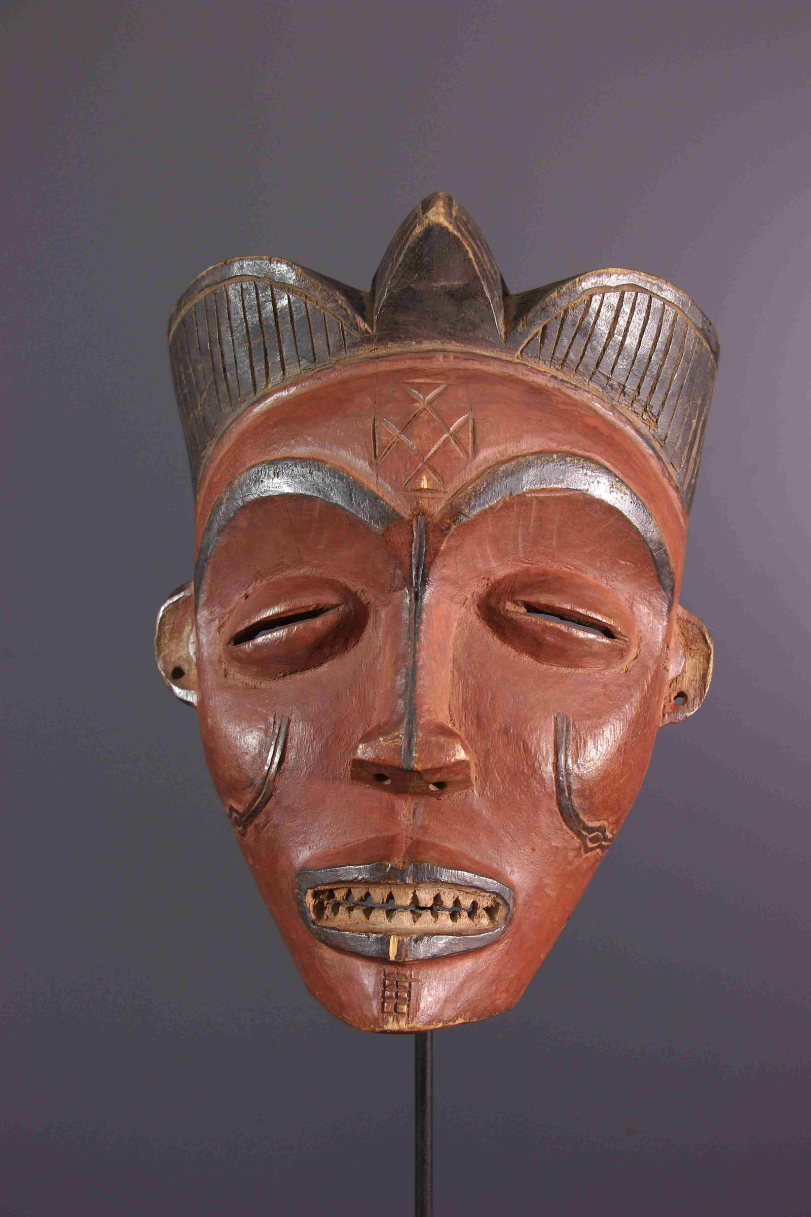Luena, Lwena / Chokwe Mask - Zambia - African Art Tribal Art (1 of 11)