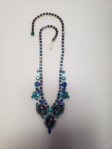 Juliana D&E Etched Flower Rhinestone Necklace (1 of 5)