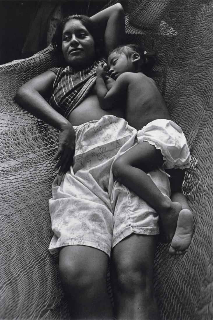 GRACIELA ITURBIDE - Zapoteca, Juchitan, Oaxaca, 1987: Artist: Graciela Iturbide Title: Zapoteca, Juchitan, Oaxaca, 1987 Medium: Photo Litho, 1994, Switzerland Dimensions: 6.05x9.15" Description: Heat Wax Mounted on 8.5x11" Conservation Board Artist Bio: 