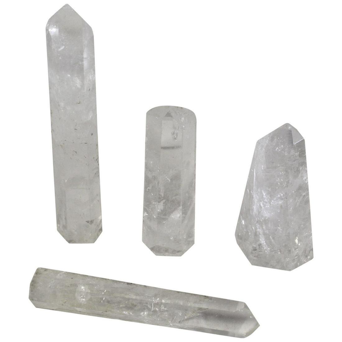 Rock Crystal Points Modern Hi-Polished Quartz Singles Price Each (1 of 5)