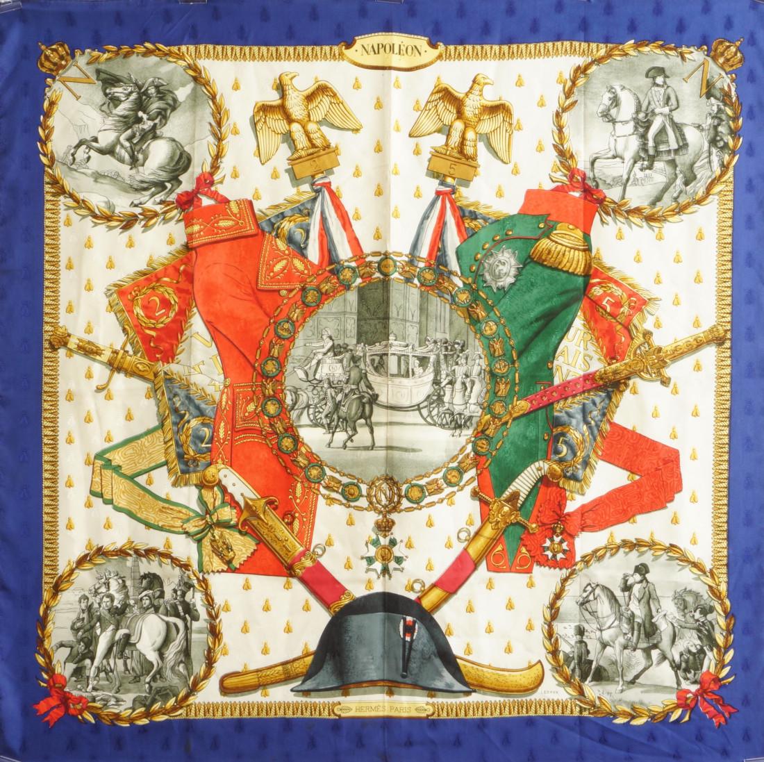 Hermes Scarf/Foulard - Napoleon - first edition - Good condition (1 of 11)