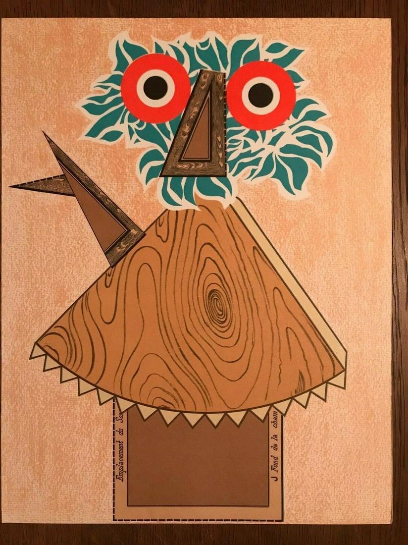 Baj Enrico Original Lithograph XX Siecle 1975 (1 of 1)