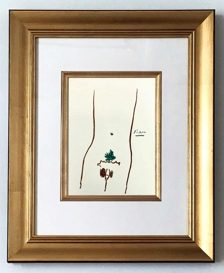 Pablo Picasso framed lithograph Adam (1 of 1)