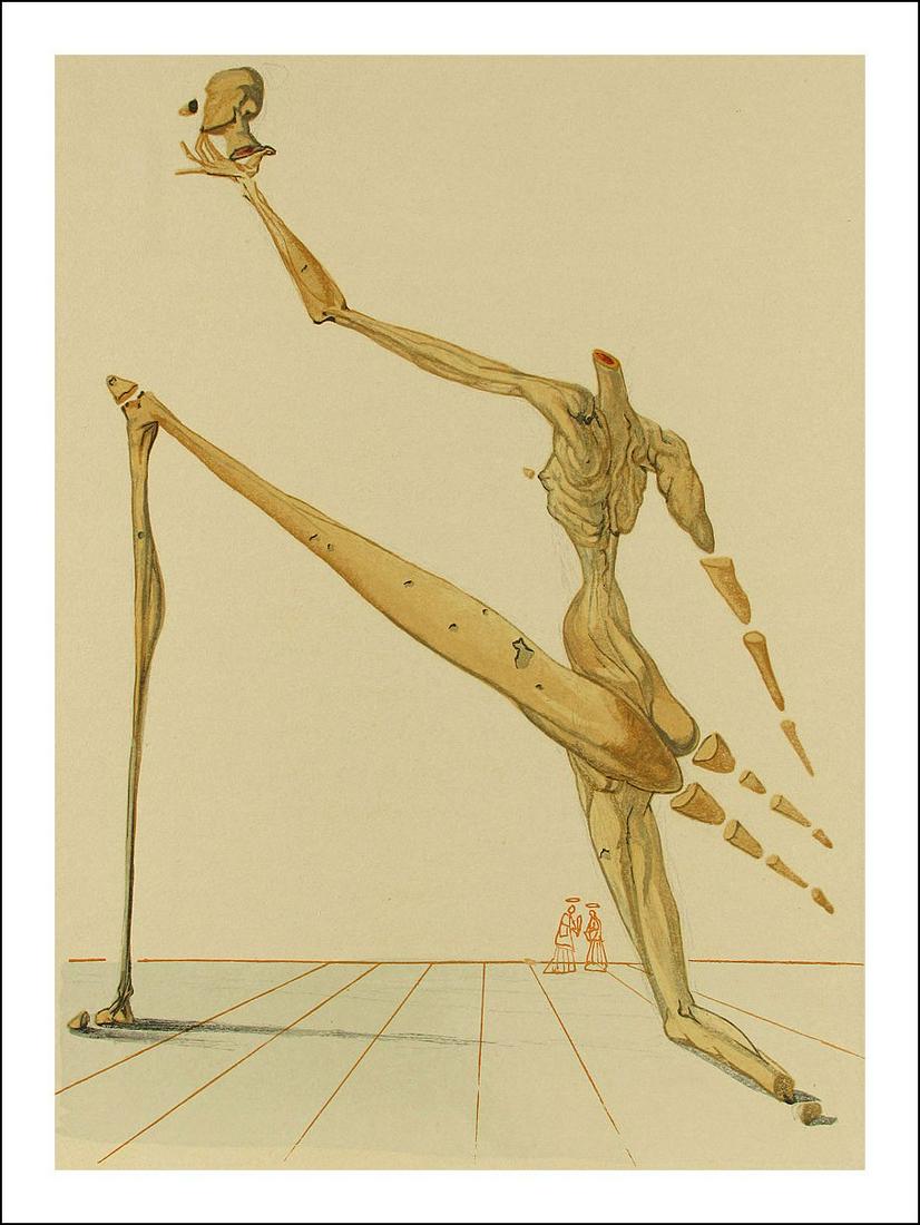 Salvador Dali Woodcut Hell 28 Divine Comedy (1 of 1)