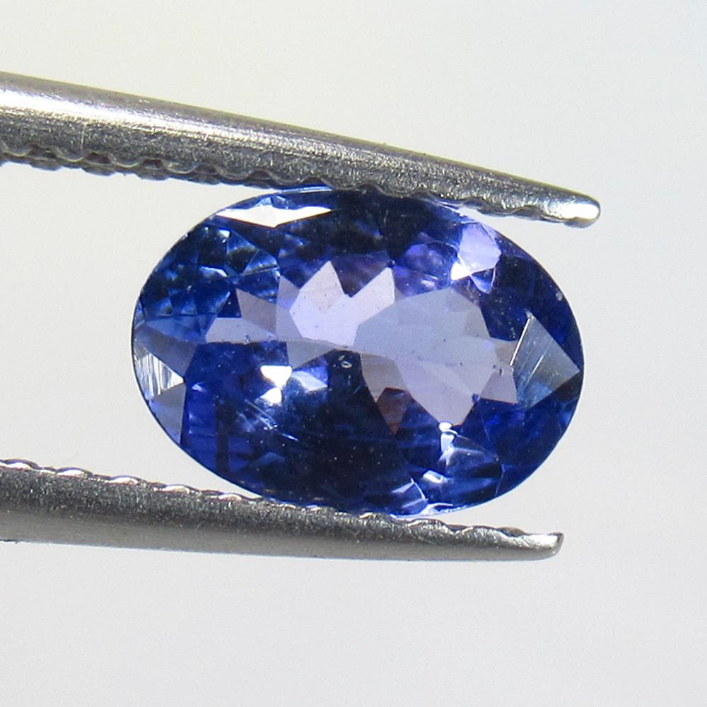 0.78 Ctw Natural Tanzanite Oval Cut: No Reserve! Title: 0.78 Ctw Natural Tanzanite Oval Cut Stone Clarity: VVS Gemstones: Tanzanite Carat Weights: 0.78 Size/Dimensions: 7.20 x 5.20 x 2.90 mm Additional Information: Top Quality Luster / E