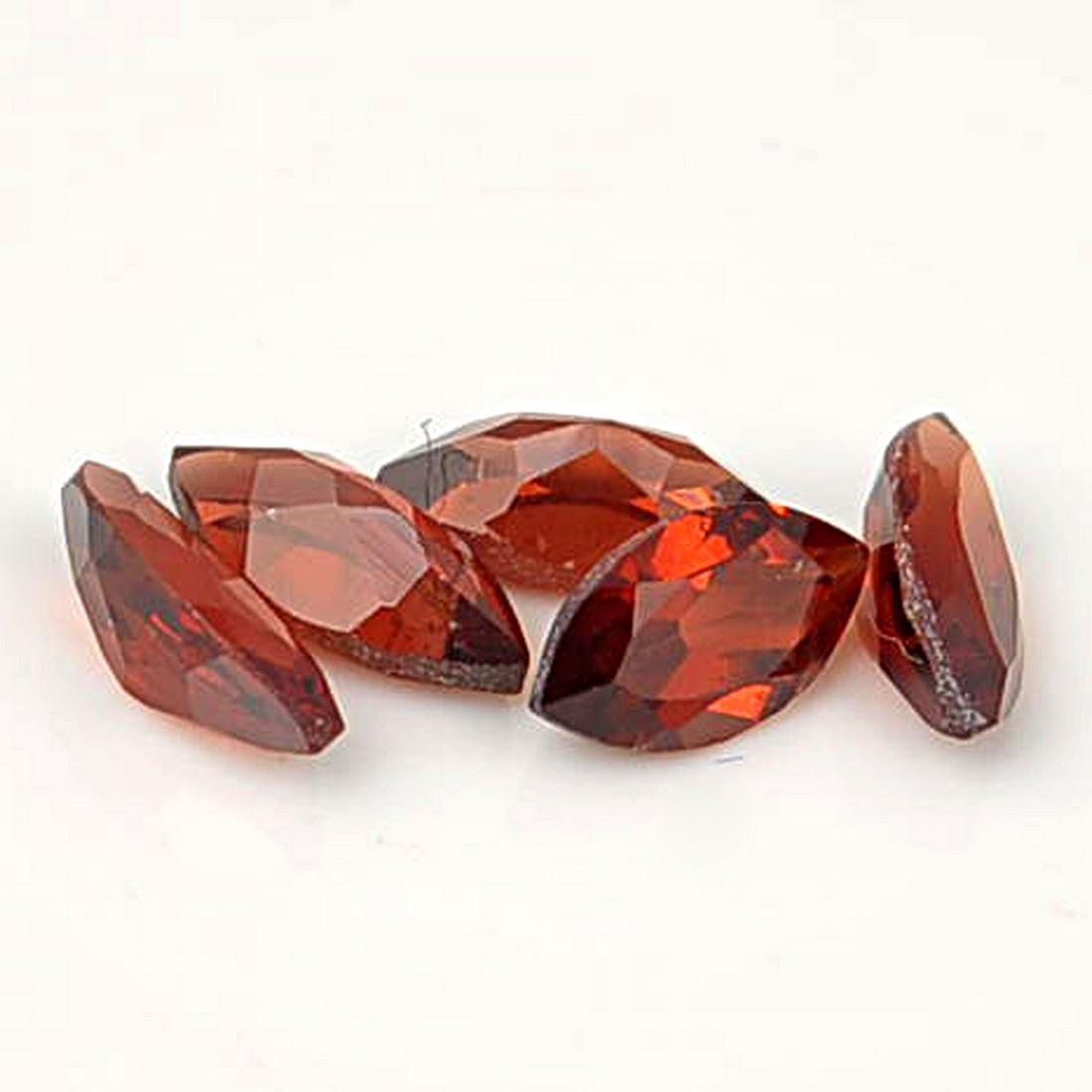 Marquise Shape Red Color 1.58 Carat Natural Garnet Loose Gemstone 5 Pieces (1 of 6)