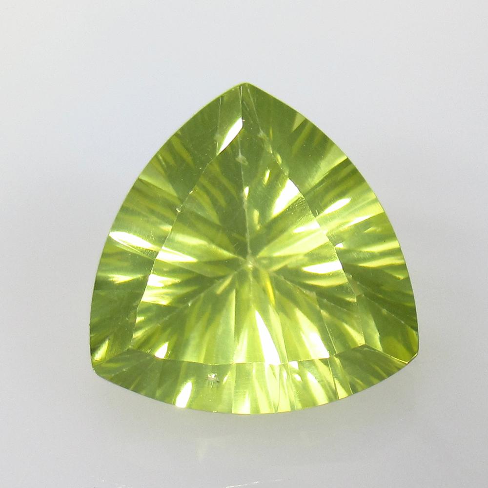 5.50 Ctw Natural Lemon Quartz Concave Cut: No Reserve! Title: 5.50 Ctw Natural Lemon Quartz Concave Cut Stone Clarity: VVS Gemstones: Natural Lemon Quartz Carat Weights: 5.5 Size/Dimensions: 12.20 x 12.20 x 7.80 mm Additional Information: Good