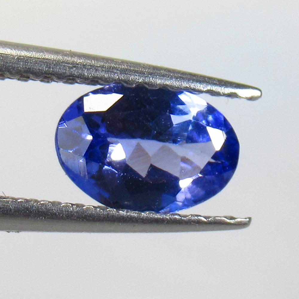 0.68 Ctw Natural Tanzanite Oval Cut: No Reserve! Title: 0.68 Ctw Natural Tanzanite Oval Cut Stone Clarity: VVS Gemstones: Tanzanite Carat Weights: 0.68 Size/Dimensions: 6.90 x 4.80 x 2.90 mm Additional Information: Top Quality Luster / E
