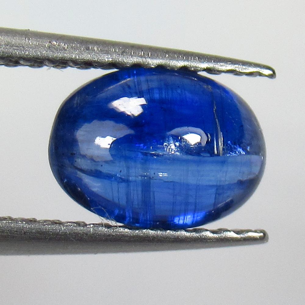 1.50 Ctw Natural Deep Blue Kyanite Oval Cab (1 of 2)