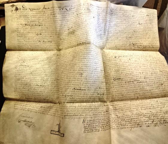 1684 Large Vellum Scotland Law Manuscript (1 of 5)