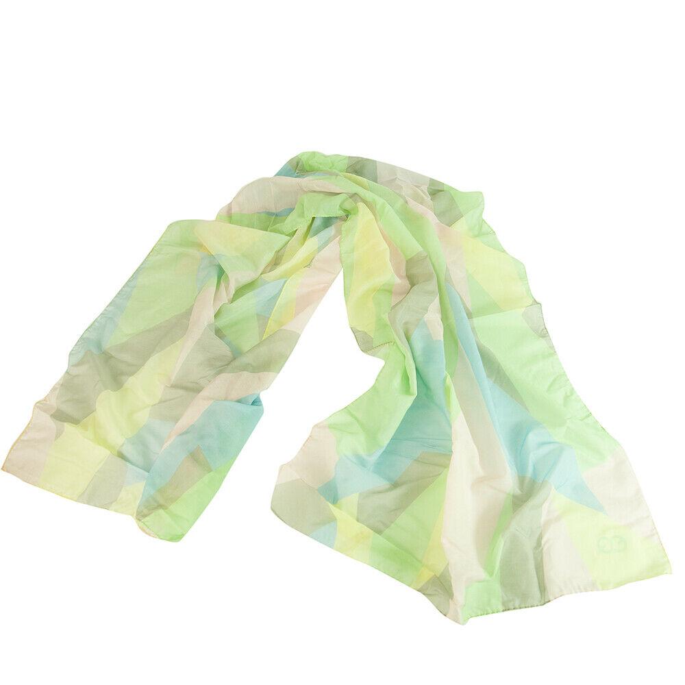 Escada Sport Pink Yellow Lollipop Long Rectangular Cotton Silk Scarf Shawl: Escada Sport Pink Yellow Lollipop Long Rectangular Cotton Silk Scarf Shawl This is a beautiful cotton-silk scarf from Escada with so many pale and sweet like a lollipop colors, that can add style to y