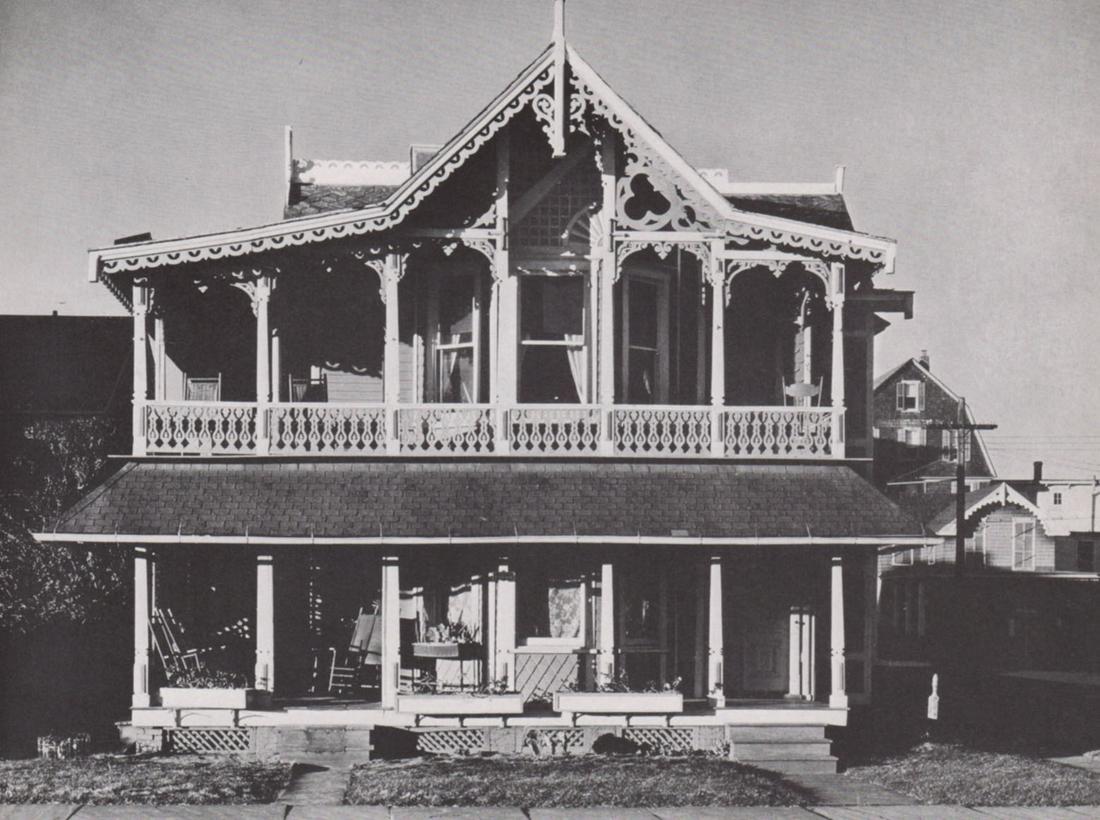 WALKER EVANS - Jigsaw House, Ocean City, NJ, 1931: Artist: WALKER EVANS Print Title: Jigsaw House, Ocean City, NJ, 1931 Printing Date: 1930’s Medium: Photoengraving Printed in: the USA Image Size: 5.5 x 7” Walker Evans(1903–1975) was