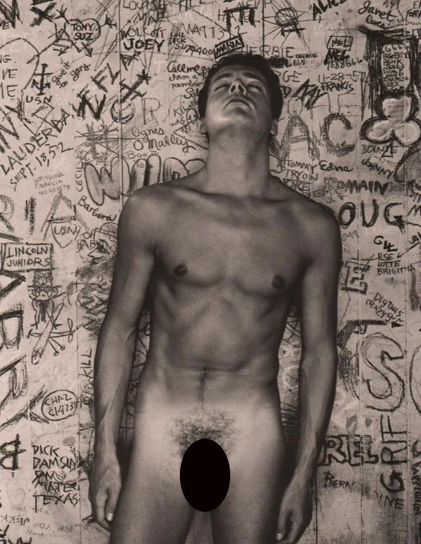 GEORGE PLATT LYNES - Male Nude, 1935: Artist: GEORGE PLATT LYNES Print Title: Male Nude, 1935 Medium: Duotone Photoengraving Printing Date: 1990â€™s Printed in USA Image Size approx: 8.5 X 7” George Platt Lynes (1907-1955).was 