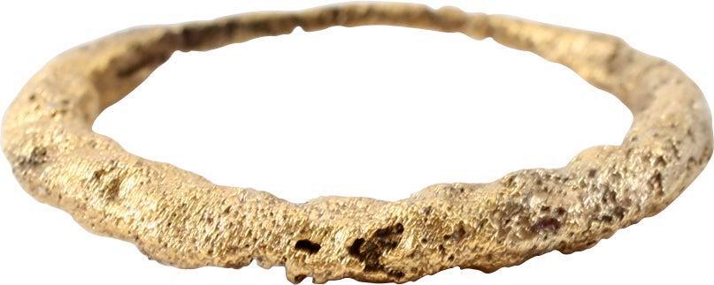 RARE VIKING TWISTED RING C.866-1067 AD, SZ 9-9 1/4 (1 of 3)