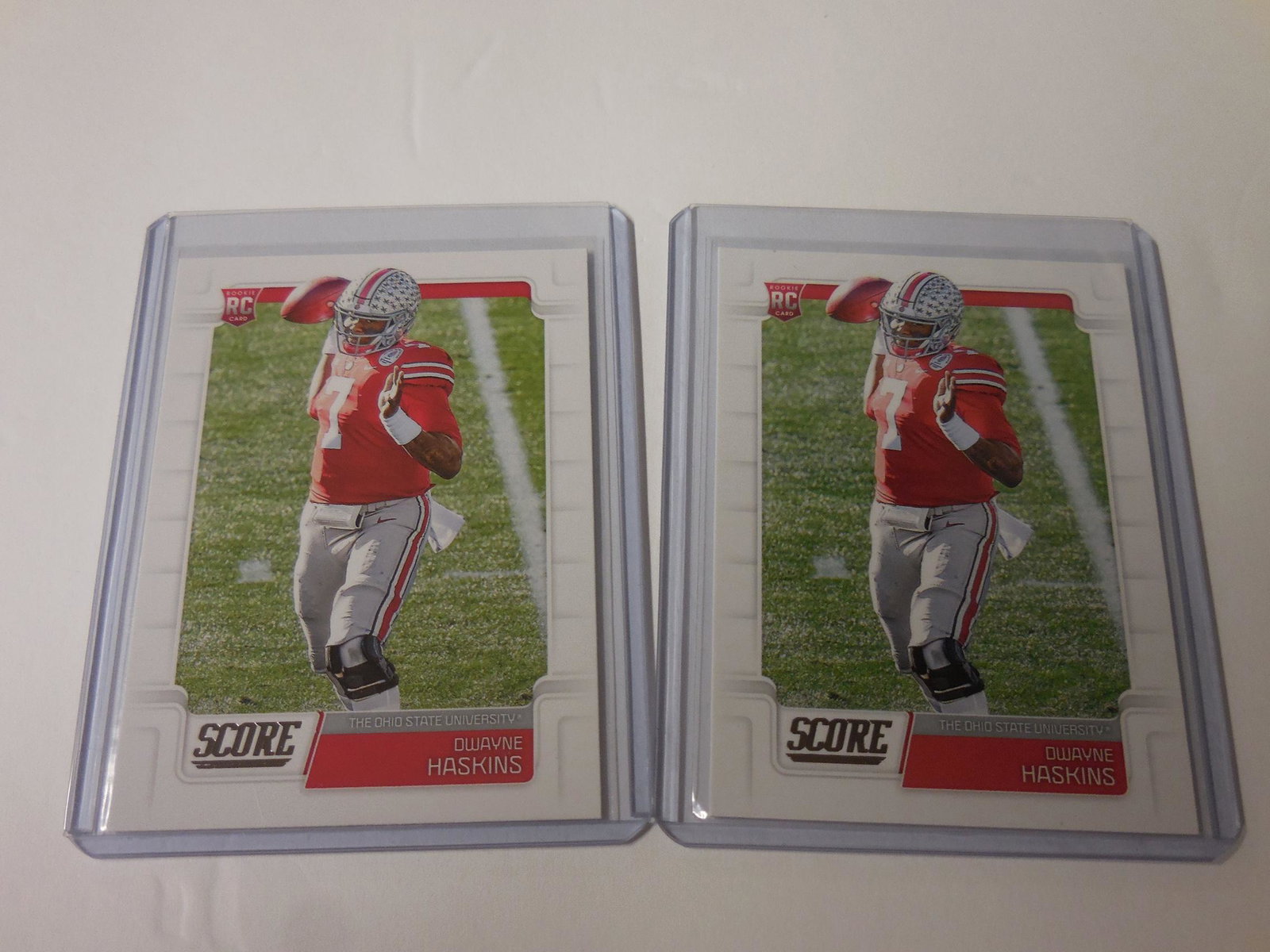 SCORE DWAYNE HASKINS RC LOT (1 of 2)