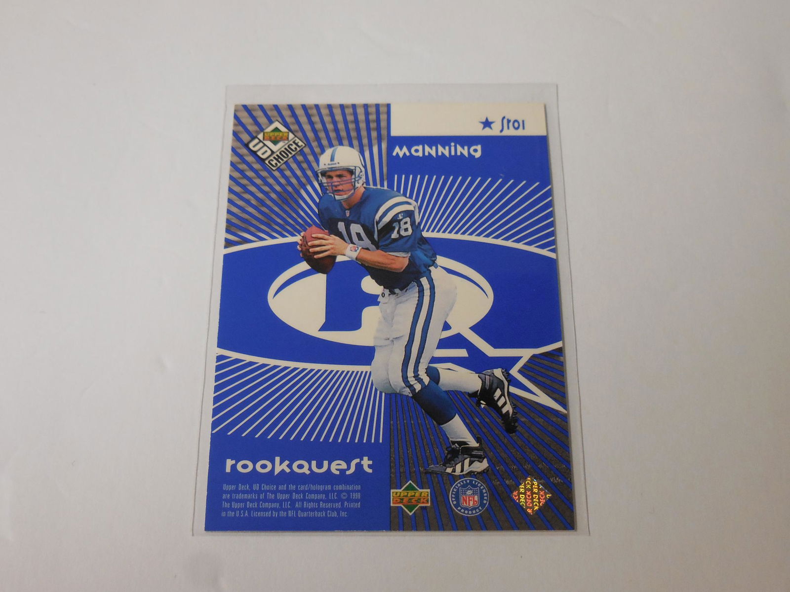 98 UD CHOICE PEYTON MANNING RC (1 of 2)