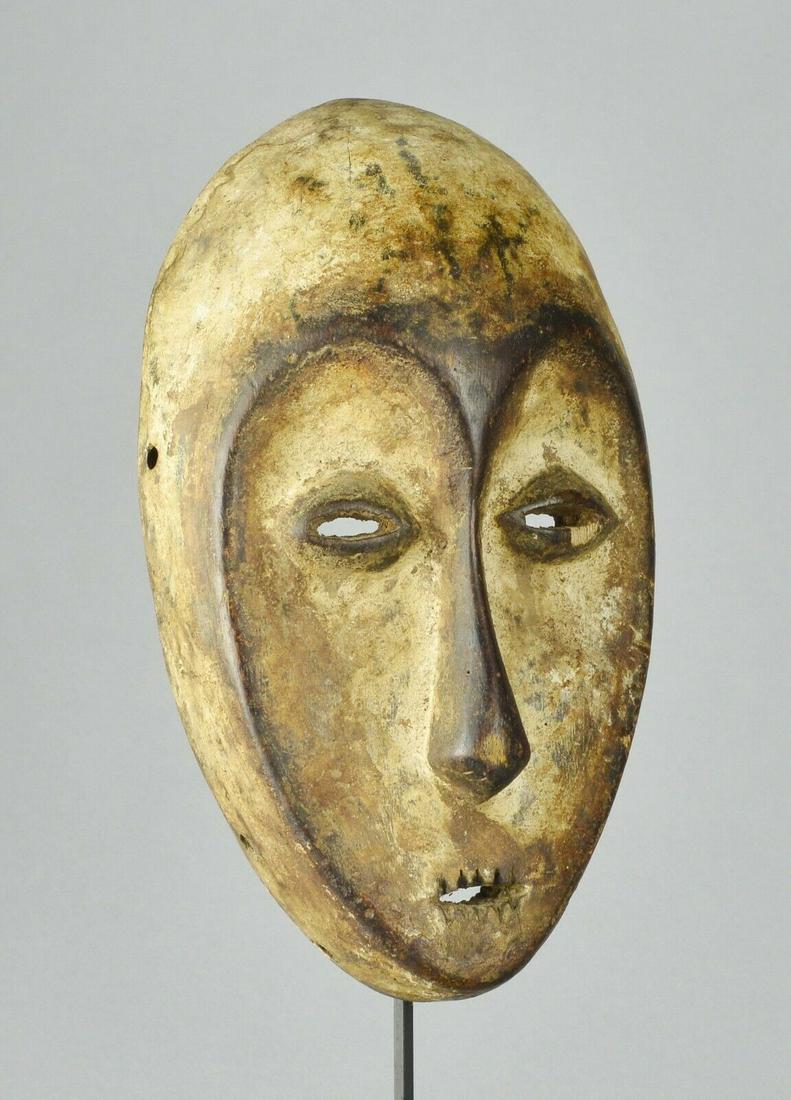 Nice LEGA Wood idimu Mask Bwami Cult Congo Zaire DRC African Tribal Art 1455 (1 of 10)