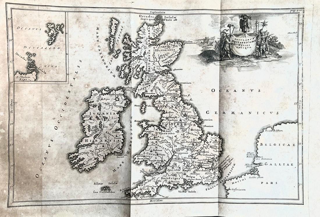 Ancient British isles and Ireland. 1701-1706 by Christoph Cellarius (1 of 3)