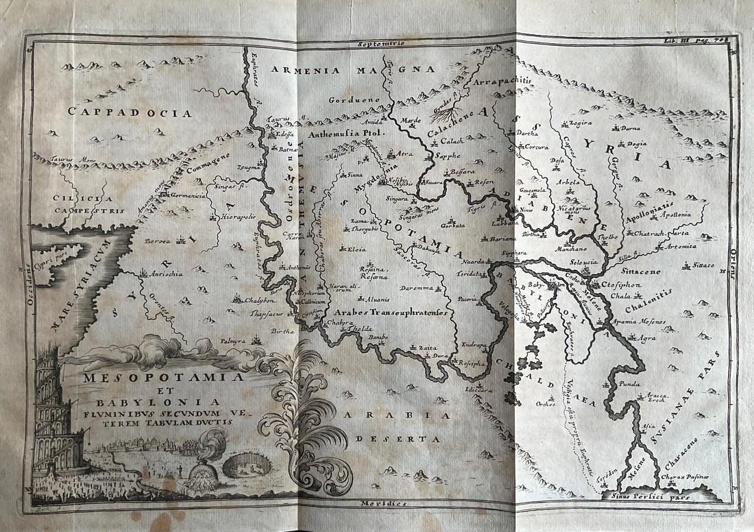 Ancient Mesopotamia and Babylonia, 1701-1706 by Christoph Cellarius (1 of 3)