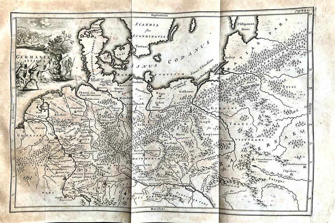 Ancient Germany and Poland. 1701-1706 by Christoph Cellarius (1 of 2)