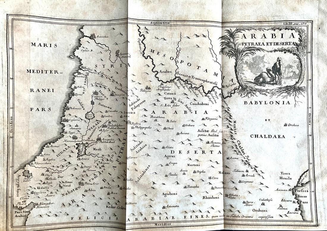 Ancient Middle East ( holy land, Lebanon, jordon, Syria ,Iraq, Kuwait area ) 1701-1706 by Christoph: Title: Ancient Middle East ( holy land, Lebanon, jordon, Syria ,Iraq, Kuwait area ) 1701-1706 by Christoph Cellarius Date/Period: 1701-1706 Materials: Copperplate engraved Size: 13x9" Ancient Middle E