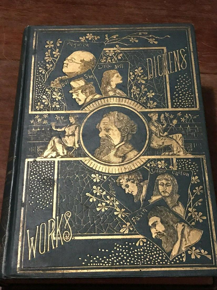 The Works Of Charles Dickens 1870 Colliers Illustrated, Unabridged HC Vol. II (1 of 12)