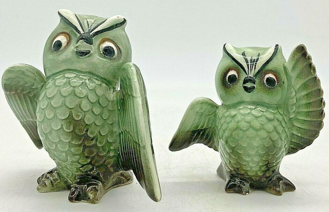 Vintage Owl Salt and Pepper Shakers Japan (1 of 7)
