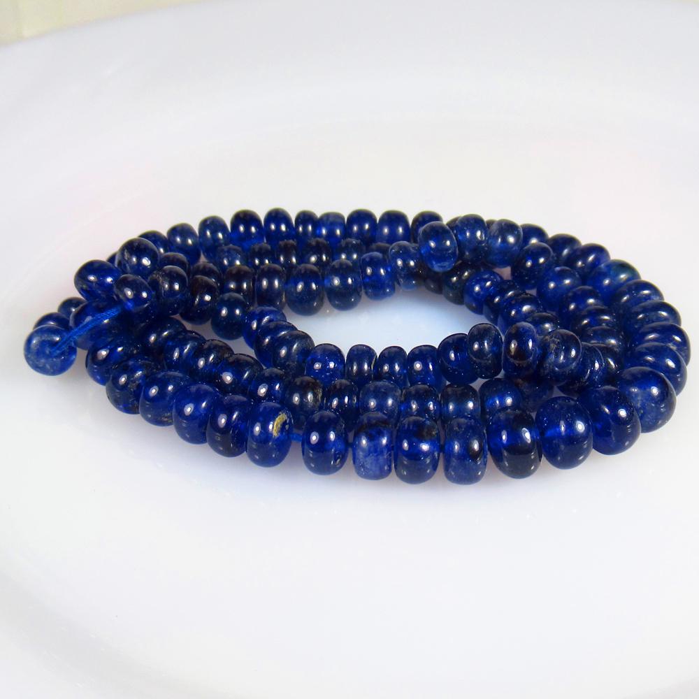 189.00 Ctw Natural 162 Blue Sapphire Round Beads (1 of 2)