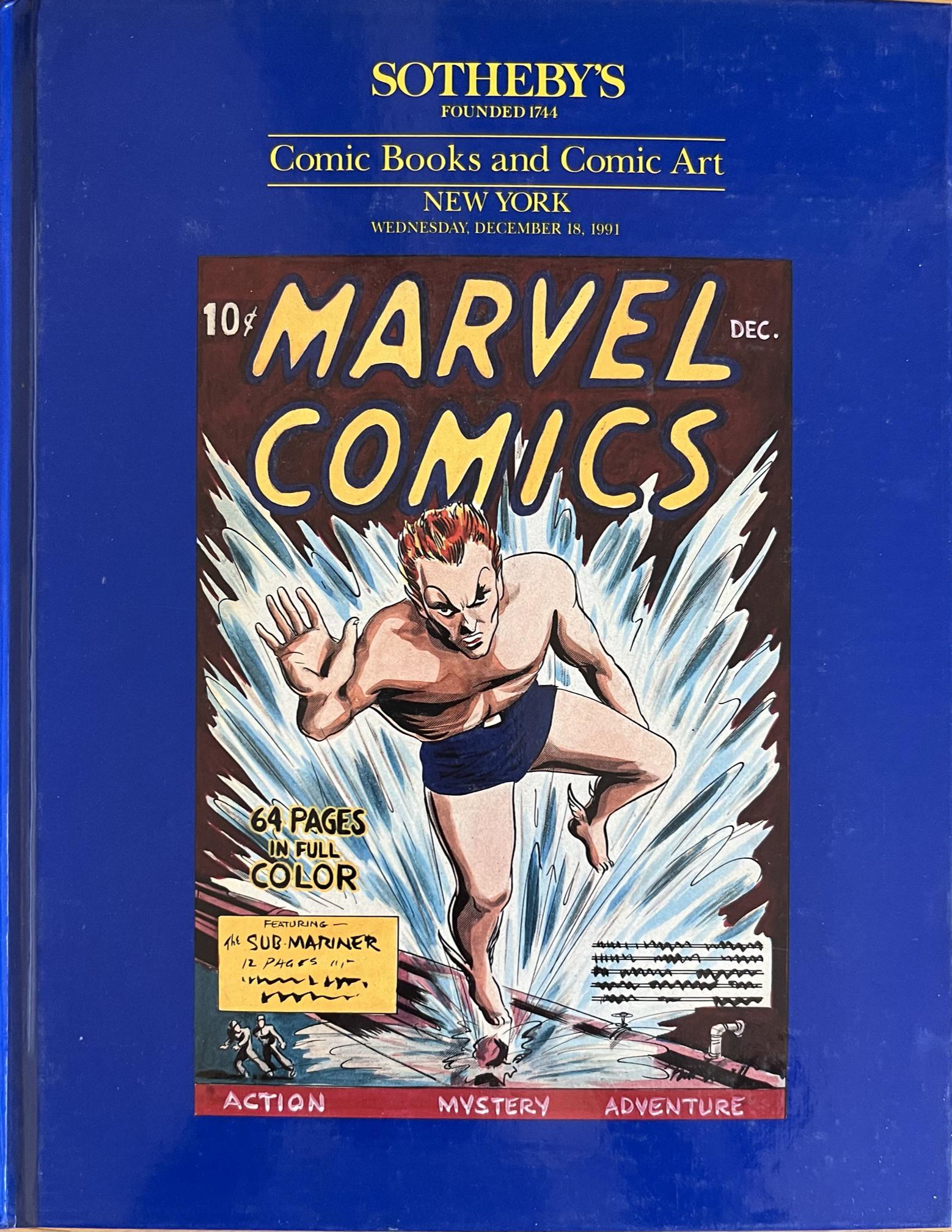 Sotheby's Comic Books 1991 HARD BACK (1 of 8)