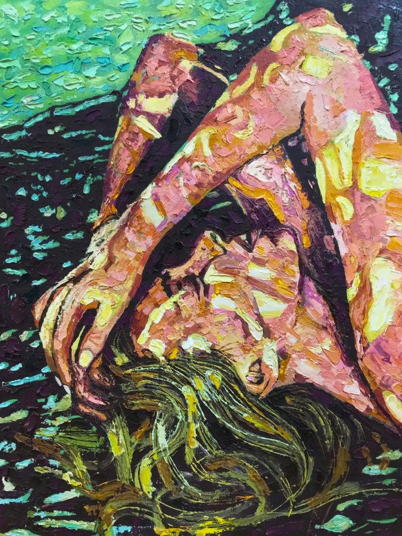 Basanets Anton: "Sunny day", oil painting (1 of 3)