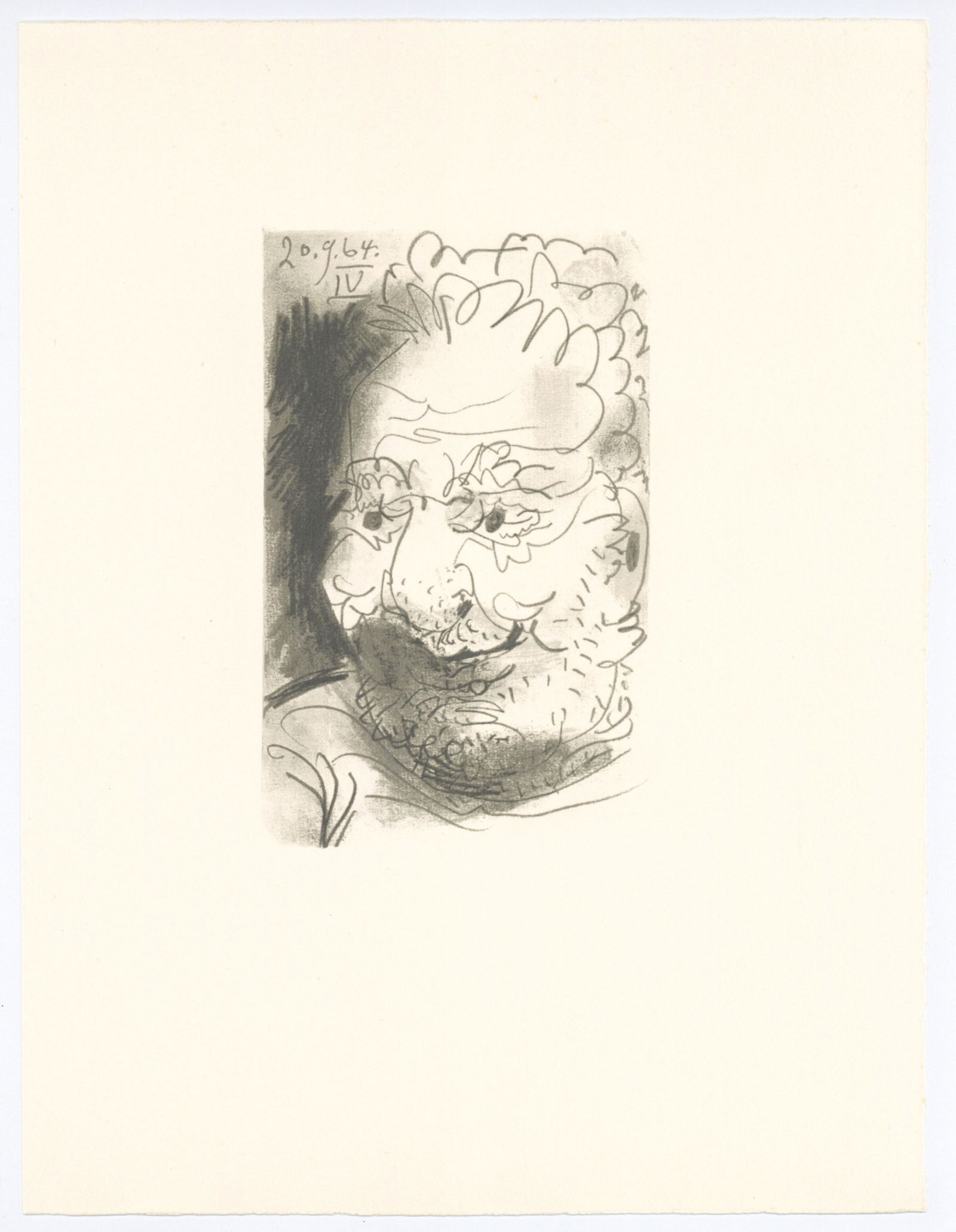 Pablo Picasso lithograph "Le Gout du Bonheur" (1 of 1)