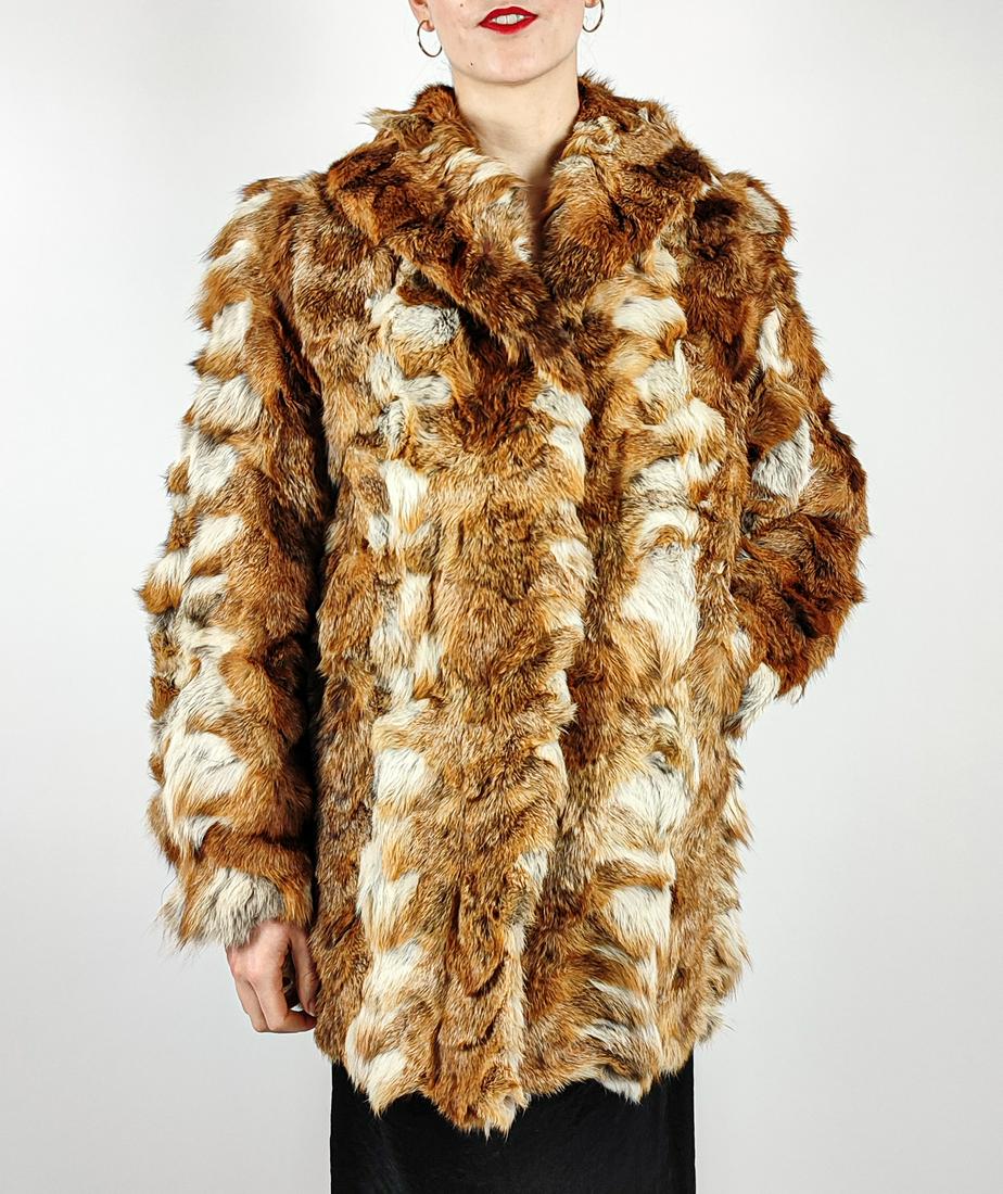 RED FOX FUR JACKET - US 16 - EU L (1 of 11)