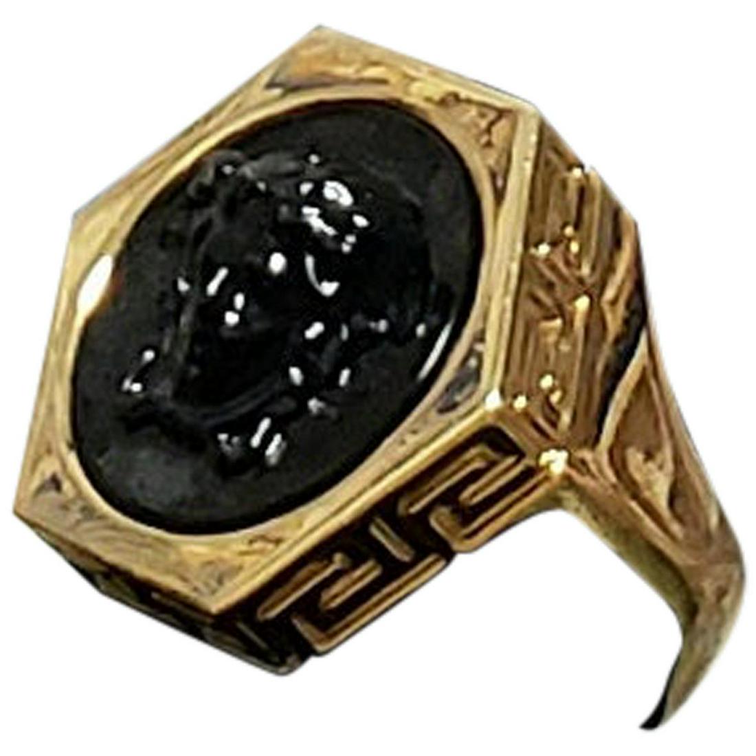 Versace 24k gold ring shop