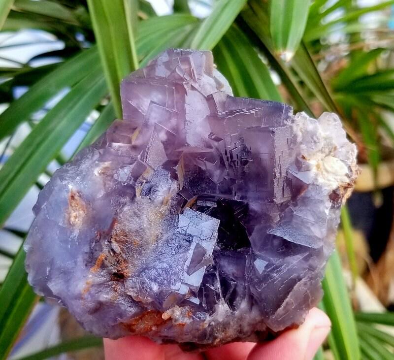 510 Gram Beautiful Natural Purpal Coubic Flourite Specimen From Baluchistan pakistan (1 of 10)
