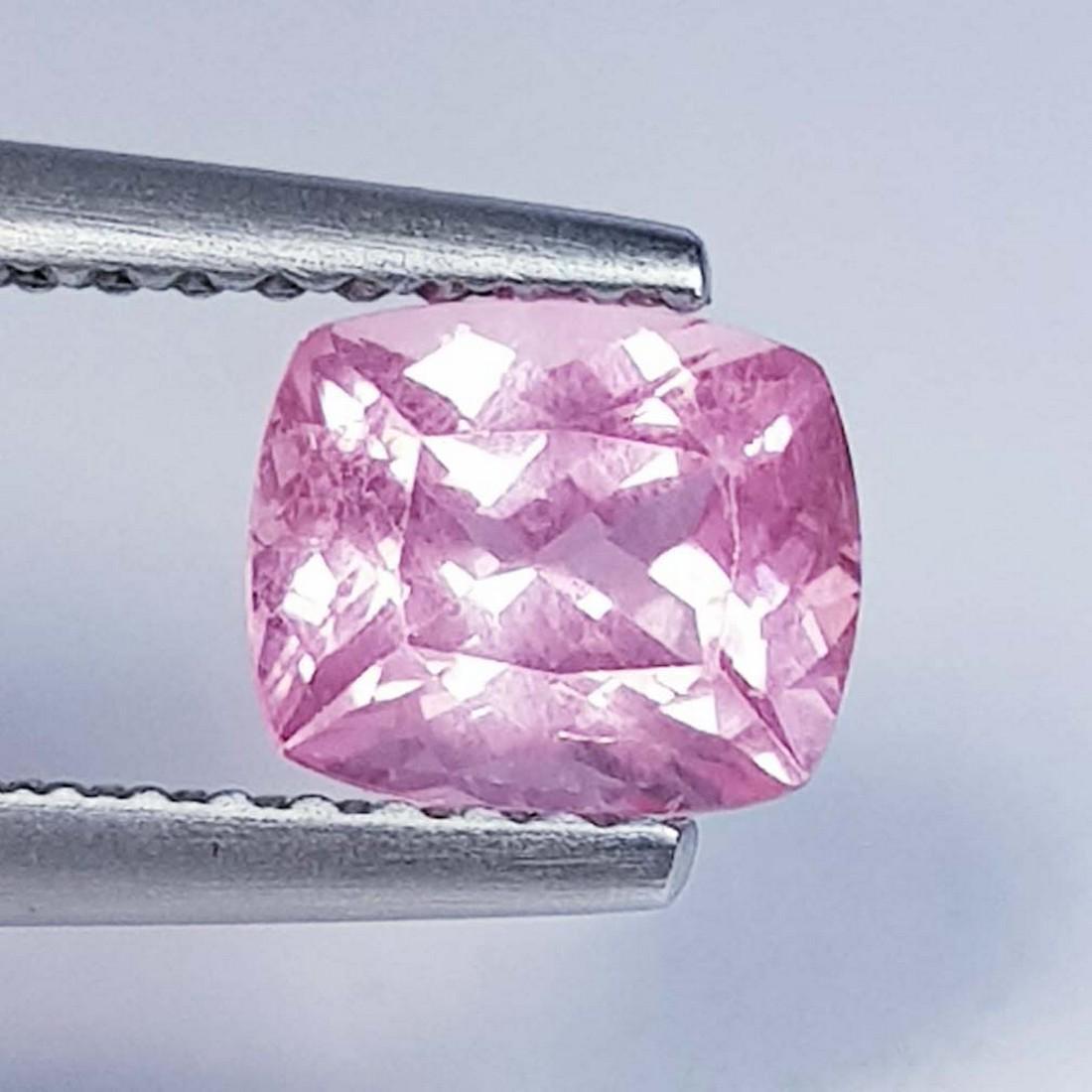 Natural Spinel Cushion Cut 1.10 ct: No Reserve! Title: Natural Spinel Cushion Cut 1.10 ct Color/Clarity: VVS Gemstones: Gemstones Carat Weights: 1.1 Size/Dimensions: 6.50 x 5.50 x 4.00 Additional Info: Cushion - Burma Shipping: Dome