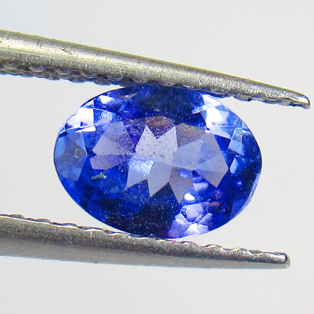 0.72 Ctw Natural Tanzanite Oval Cut: No Reserve! Title: 0.72 Ctw Natural Tanzanite Oval Cut Stone Clarity: VVS Gemstones: Natural Tanzanite Carat Weights: 0.72 Size/Dimensions: 6.80 x 5.00 x 2.90 mm Additional Information: Top Class Lust