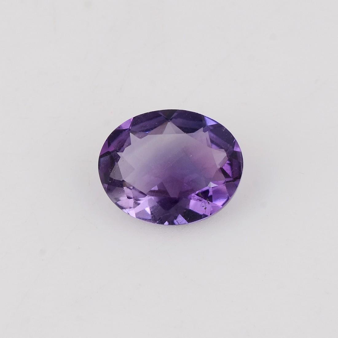 Oval Shape Purple Color 1.8 Carat Natural Amethyst Loose Gemstone 1 Pieces (1 of 7)