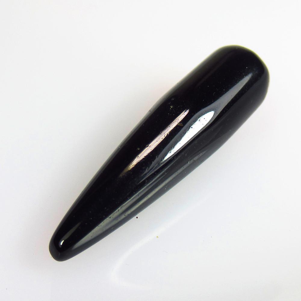 11.02 Ctw Natural Black Onyx Pear Drop (1 of 2)