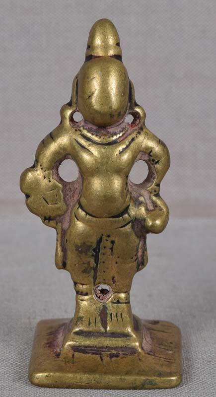 18c Indian bronze votive statue VITTHALI (1 of 5)