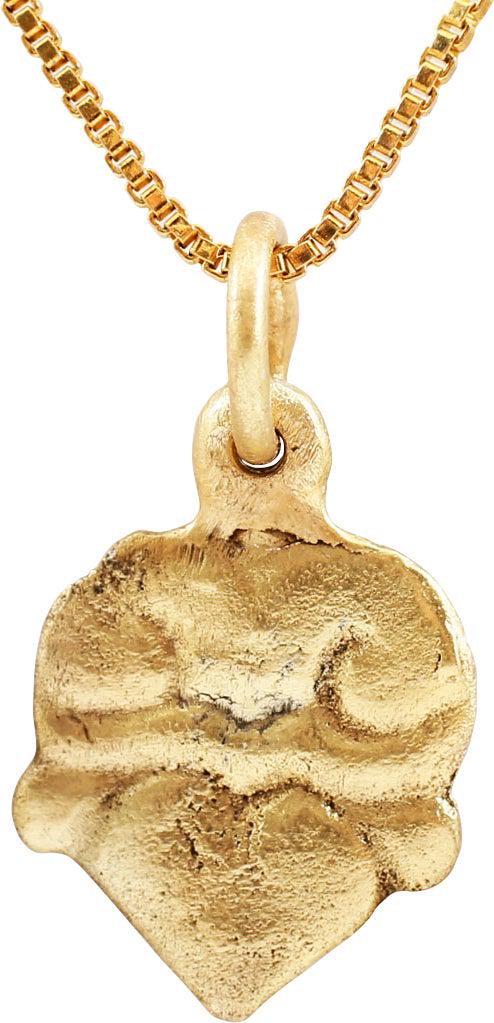 ANCIENT VIKING HEART PENDANT NECKLACE, C.1000 AD (1 of 3)