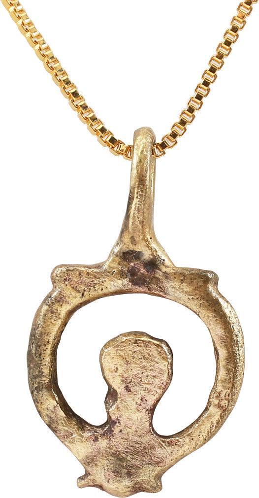 VIKING LUNAR PENDANT NECKLACE, 11th CENTURY AD (1 of 3)