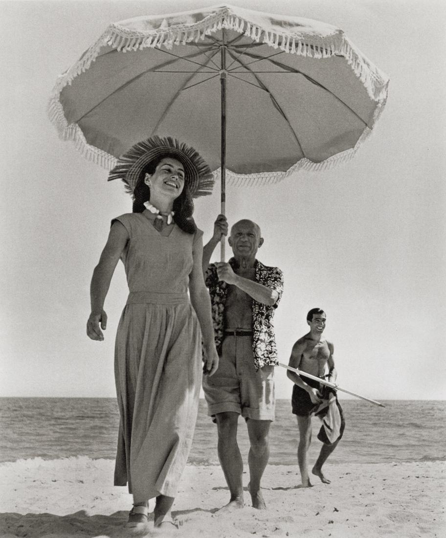 ROBERT CAPA - Golfe-Juan, Cote d'Azur, France, 1948: Artist: Robert Capa Title: Golfe-Juan, Cote d'Azur, France, 1948 Medium: Photo Litho, 2012, Italy Dimensions: 8.9x10.7" Description: Heat Wax Mounted on 11x14" Conservation Board Artist Bio: Robert Ca